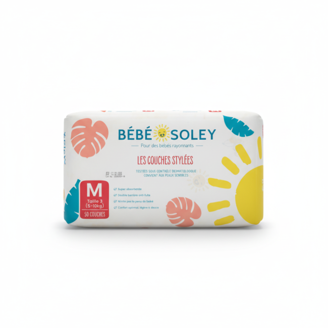 Couches stylées pour bébé - Taille M 5-10 kg
