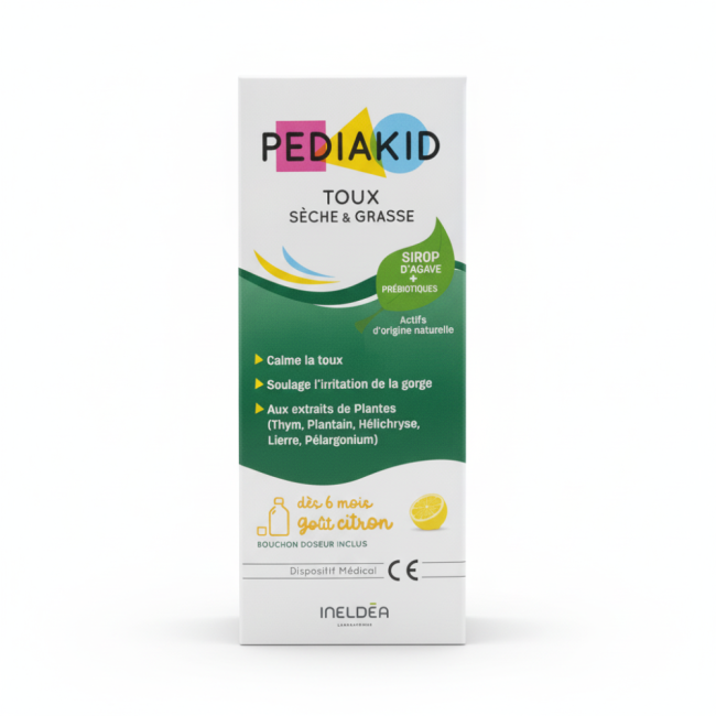 Sirop Toux Sèche et Grasse Enfant 125ml - Dès 6 Mois