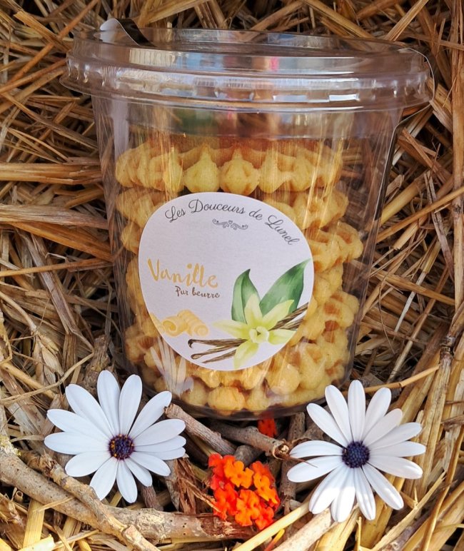 Gaufrettes artisanales Pur beurre Vanille Les Douceurs de Lunel