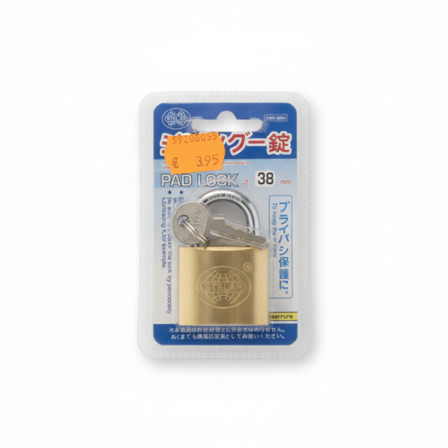 Cadenas En Laiton 38mm - Sécurité Optimale