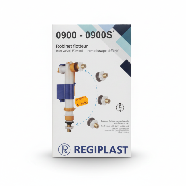 Robinet Flotteur Universel WC - Alimentation Latérale Ou Inférieure