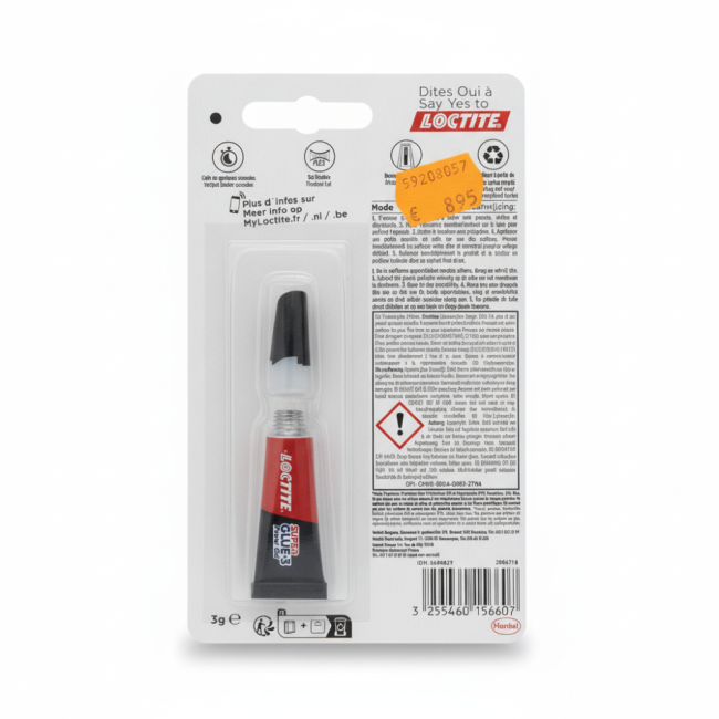 Super Glue Tube De Colle Instantanée - Résistante Aux Chocs Et à L'Eau