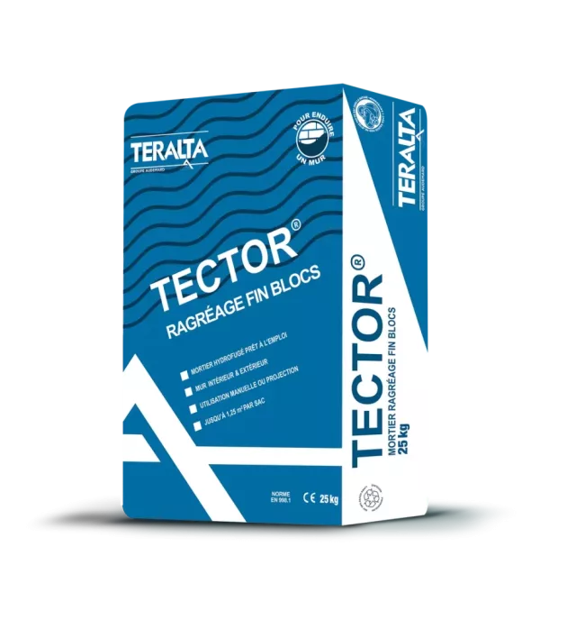 Tector Ragréage Fin Blocs 25 kg