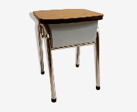TABOURET/COFFRE FORMICA VINTAGE