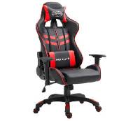 Chaise De Jeu Rouge Similicuir