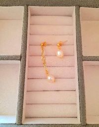 Boucles D'oreilles Perle Eau Douce